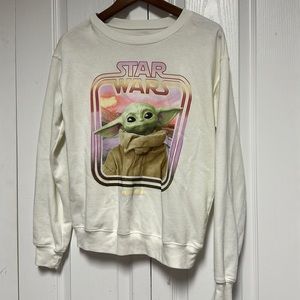 Star Wars Baby Yoda Grogu Mandalorian Sweater Size S